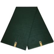 6 Yards - Dark Green Plain Fabric - Dark green solid color - 100% cotton